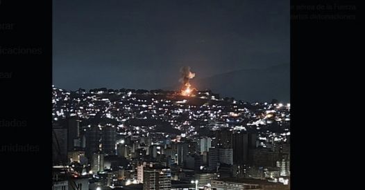 Forti esplosioni a Caracas: inizia l'ennesimo crimine per il petrolio degli Stati Uniti