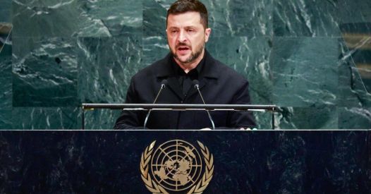 Zelensky all'Onu: i nazigolpisti di Kiev come i terroristi vandeani del 1793