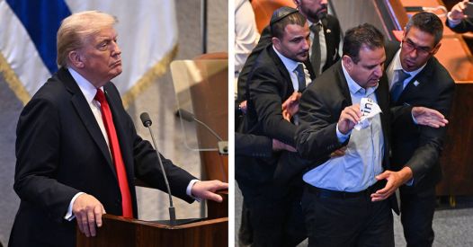 Knesset, il monologo di Trump interrotto dal grido di due parlamentari: "Riconoscete la Palestina"