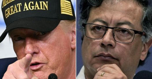 Trump obtožil kolumbijskega predsednika za trgovino z mamili in ustavil finančno pomoč Kolumbiji.